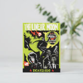 線形月の郵便はがき ポストカード (スタンド正面)