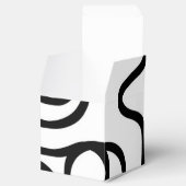 線形説得I:抽象芸術ブラック&ホワイト フェイバーボックス (オープン)