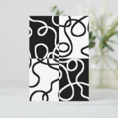 線形説得II:抽象芸術ブラック&ホワイト カード (スタンド正面)