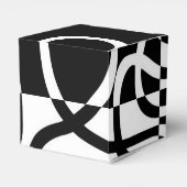 線形説得II:抽象芸術ブラック&ホワイト フェイバーボックス (裏面サイド)