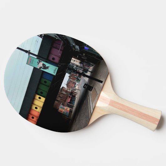 線条橋 卓球ラケット (横)
