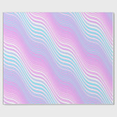 線条波の進化 ラッピングペーパー (フラット)