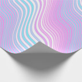 線条波の進化 ラッピングペーパー (角)