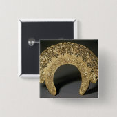 線条細工の仕事が付いているロシアのなdiadem 缶バッジ (正面&裏面)