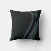 線条細工の仮面舞踏会の黒のリバーシブル クッション (裏面)