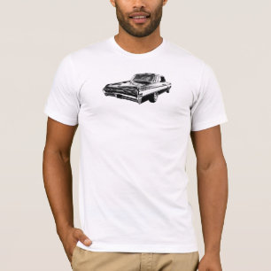 線画の1962年のOlds Starfireのクーペ Tシャツ