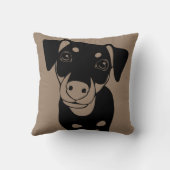 線画最低Pinの所有者の装飾用クッション クッション (裏面)