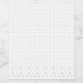 線画, 白いリラックマ ワインラベル (シングルラベル)