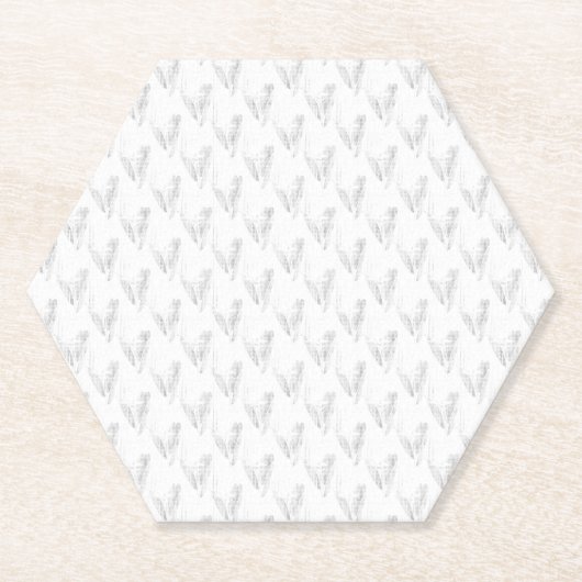 線画, 貝殻, ハープ ペーパーコースター (正面)