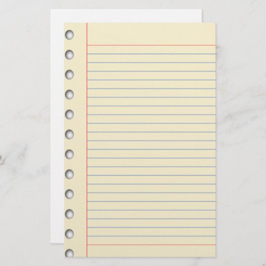 線紙 便箋 (正面/裏面)