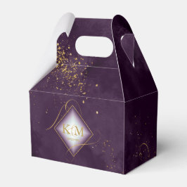 線素晴らし金ゴールド結婚抽象芸術V3プラムID867 フェイバーボックス