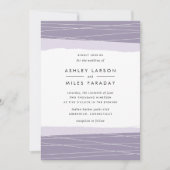 線結婚式招待状 |アメジスト 招待状 (正面)