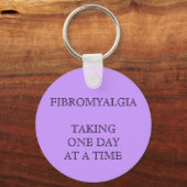 線維筋痛が一日に1回 キーホルダー (正面)