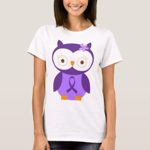 線維筋痛のフクロウ Tシャツ