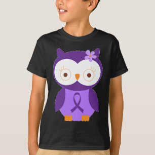 線維筋痛のフクロウ Tシャツ