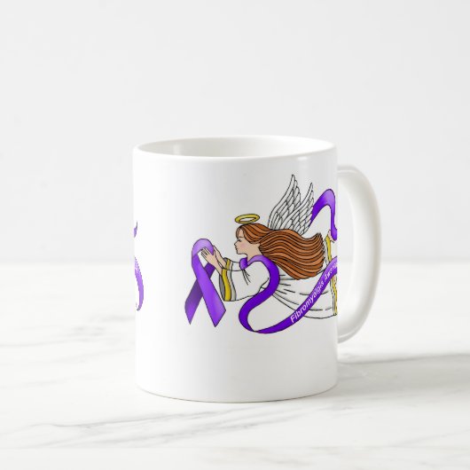 線維筋痛の天使 コーヒーマグカップ (正面右)