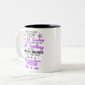 線維筋痛の贈り物 ツートーンマグカップ (正面左)