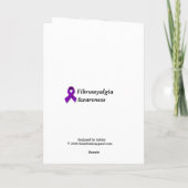 線維筋痛の雪だるまカード シーズンカード (裏面)