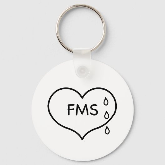 線維筋痛のHumanenessのキャンペーンKeychain キーホルダー (正面)