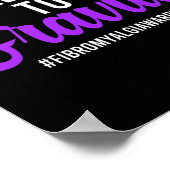 線維筋痛ウォリアー線維筋痛認識度 ポスター (角)