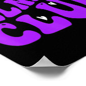 線維筋痛ウォリアーGroovy線維筋痛認識度 ポスター (角)