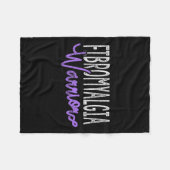 線維筋痛スタイリッシュ戦士 フリースブランケット (正面(横))