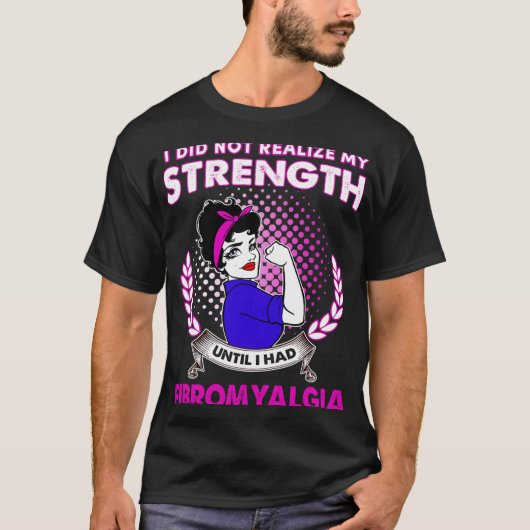 線維筋痛ファイター強度線維筋痛アウェレン Tシャツ (正面)