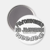 線維筋痛判断は必要ない！ マグネット (正面/裏面)