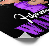 線維筋痛戦士ストロングウィメンズ線維筋痛阿波 ポスター (角)