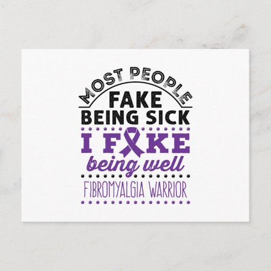 線維筋痛戦士フェイクビーイング ポストカード (正面)
