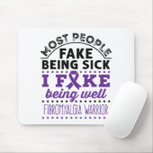 線維筋痛戦士フェイクビーイング マウスパッド (マウス)