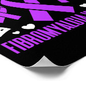 線維筋痛戦士ブレイブ強い強靭フィブロー ポスター (角)