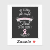 線維筋痛症啓発の戦士 彼女は信じた シール (シート)