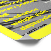 線維筋痛症状ポスター ポスター (角)