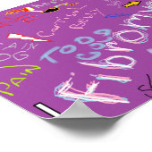 線維筋痛症状 ポスター (角)