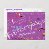 線維筋痛症状 ポストカード (正面/裏面)