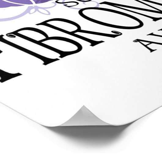 線維筋痛蝶 ポスター (角)