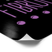 線維筋痛認識度戦士フェイクビーイング ポスター (コーナー)