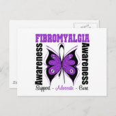 線維筋痛認識度蝶 ポストカード (正面/裏面)