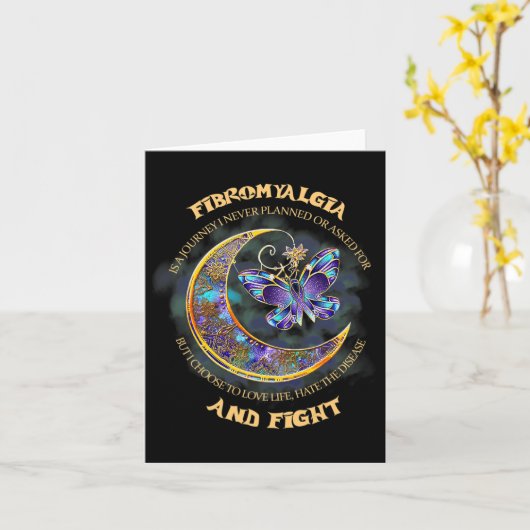 -線維筋痛認識度19 カード (黄色い花)