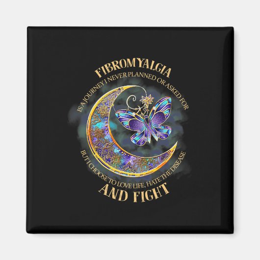 -線維筋痛認識度33 マグネット (正面)