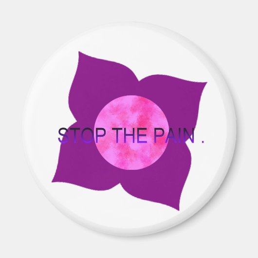 線維筋痛認識度 マグネット (正面)