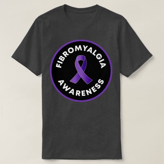 線維筋痛障害認識度 Tシャツ (デザイン正面)