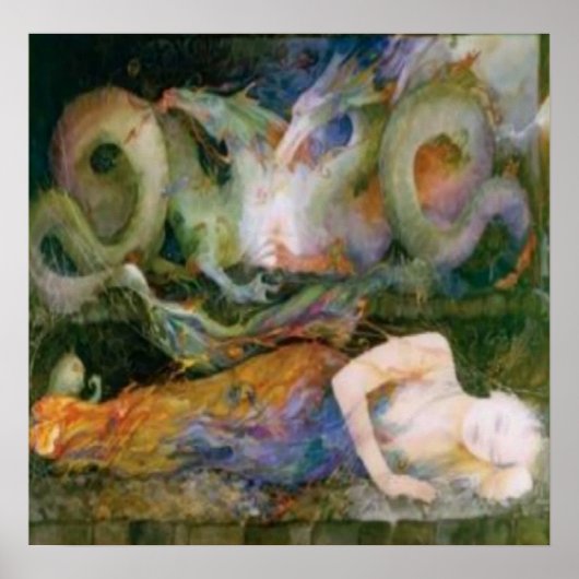 線維筋痛、ドラゴンの中 ポスター (正面)