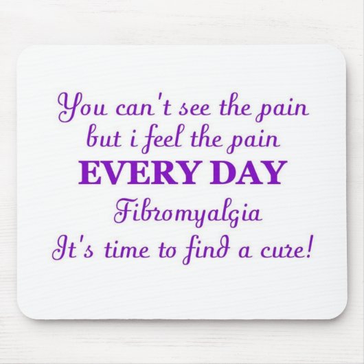 線維筋痛-治療の時間 マウスパッド (正面)