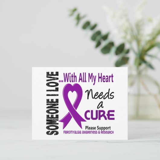 線維筋痛Needs A Cure 3 ポストカード (スタンド正面)