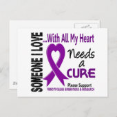 線維筋痛Needs A Cure 3 ポストカード (正面/裏面)