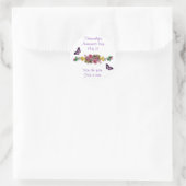 線維malgia認識度デイステッカー ラウンドシール (バッグ)