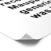 線虫の回虫Cenorhabditisエレガンス図 ポスター (角)