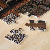 線路と歩留記号を持つ受動式踏切 ジグソーパズル (側面)